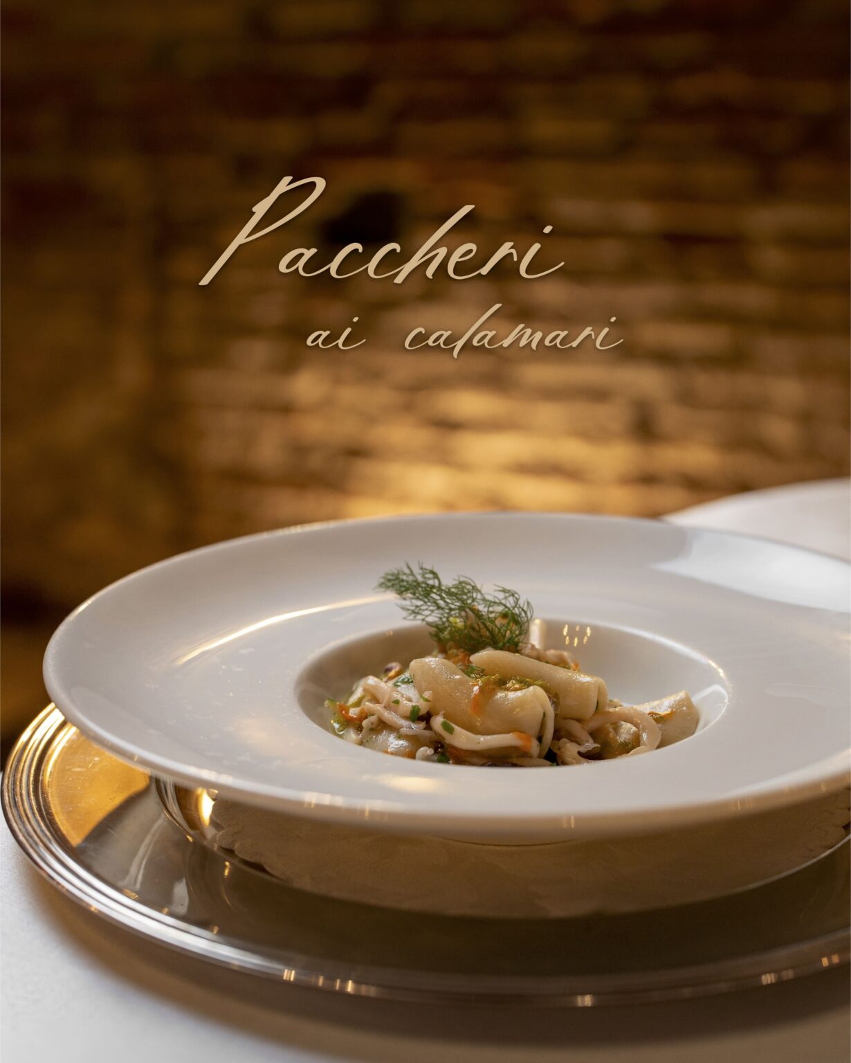 Ricevimenti_e_Matrimoni_Roma-Villa_Grant_Cibo-cucina-internaVilla Grant_Paccheri ai calamari